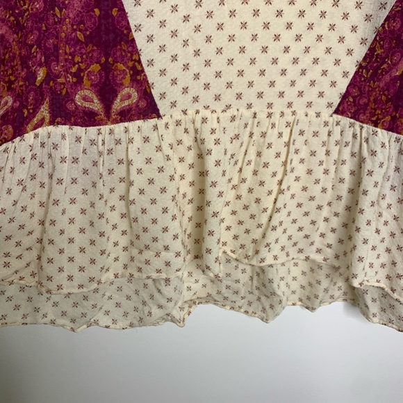 Free People printed peasant top - Picture 3 of 10